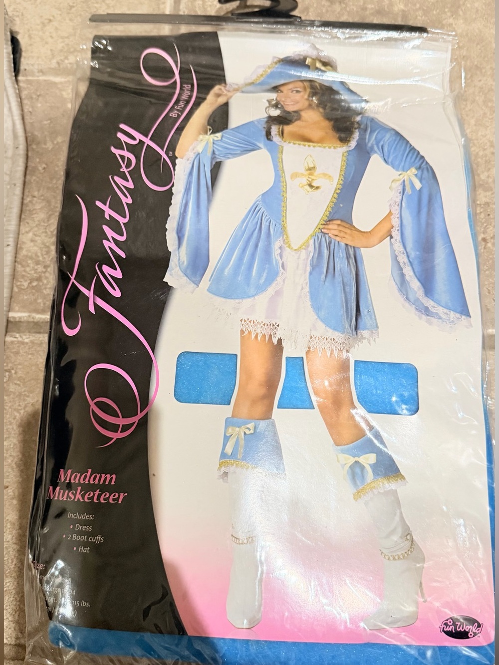 Madam Musketeer Costume for Women - Light Blue